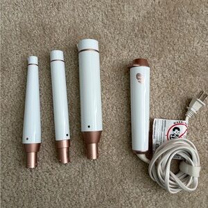 T3 White and Rose Gold Interchangeable Hair Styling Set